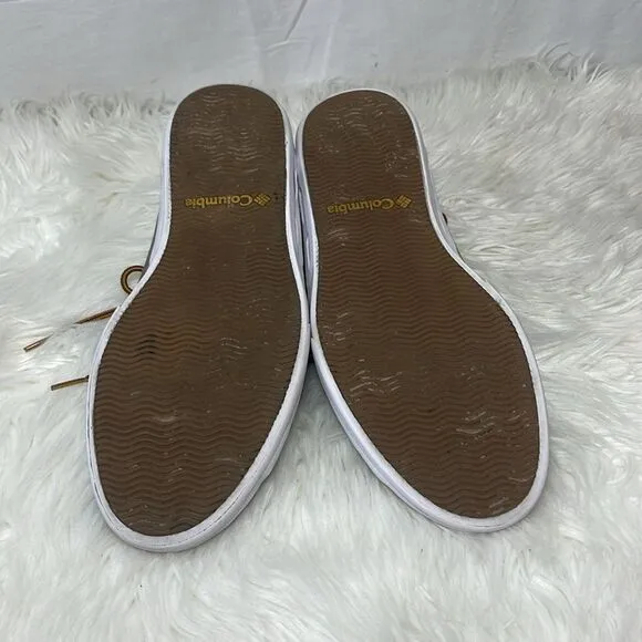 Columbia Vulc N Vent Camp 4 Grey Suede Casual Shoes Sz 10