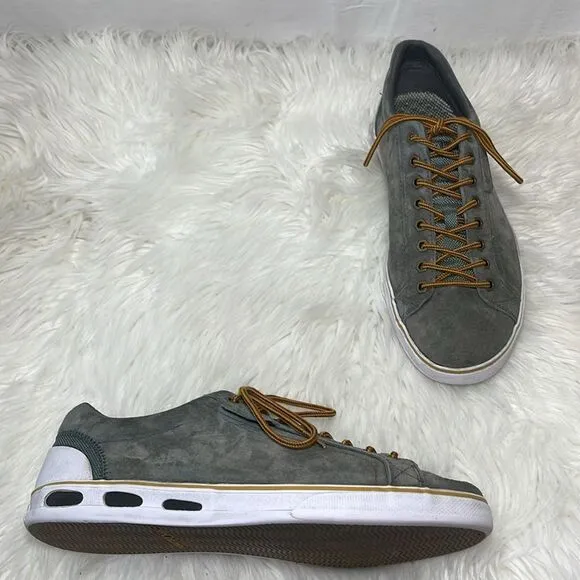 Columbia Vulc N Vent Camp 4 Grey Suede Casual Shoes Sz 10