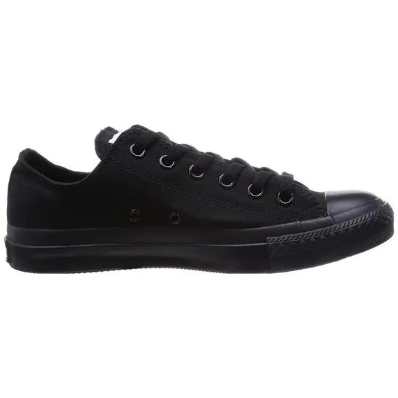 Converse All Black CHUCK TAYLOR All Star Low OX Canvas Shoes Mens 9 New In Box