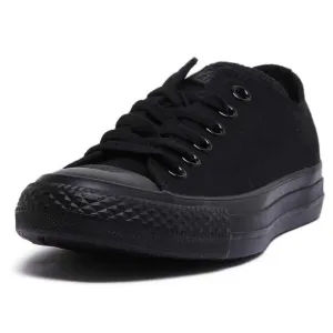 Converse All Black CHUCK TAYLOR All Star Low OX Canvas Shoes Mens 9 New In Box