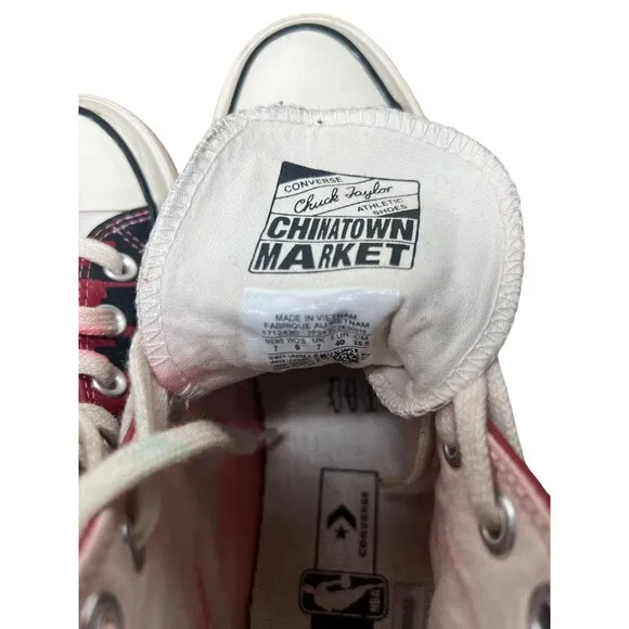 Converse Chuck 70 High x Chinatown Market Bulls Championship Shoe Mens 7 Women 9