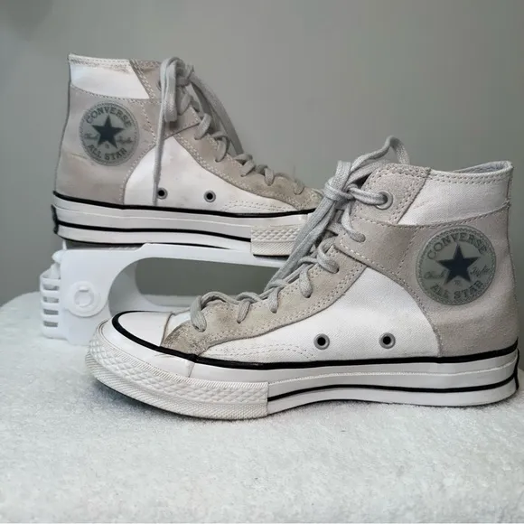 Converse Chuck 70 unisex High White Mouse Shoes Casual Suede Canvas Men 6 Wo 8