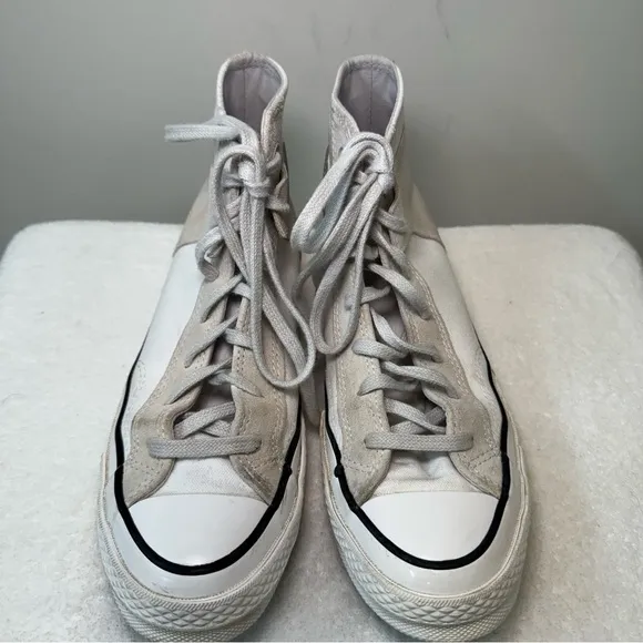 Converse Chuck 70 unisex High White Mouse Shoes Casual Suede Canvas Men 6 Wo 8