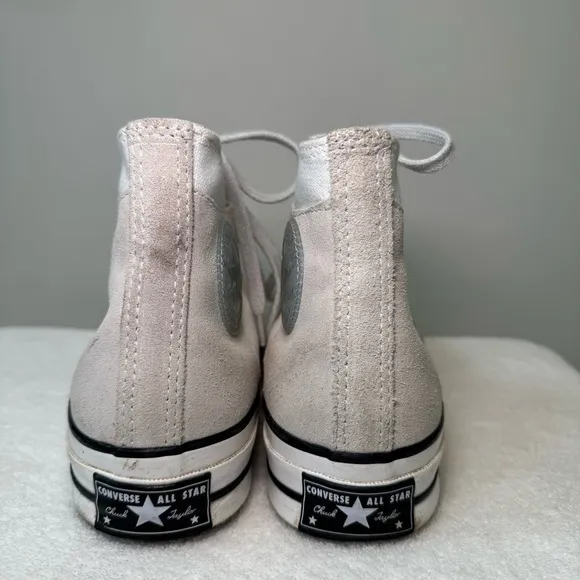 Converse Chuck 70 unisex High White Mouse Shoes Casual Suede Canvas Men 6 Wo 8