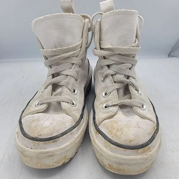 Converse Chuck Taylor All Star Lugged Lift Hi Kids 13 White Sneaker Shoes Casual