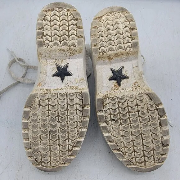Converse Chuck Taylor All Star Lugged Lift Hi Kids 13 White Sneaker Shoes Casual