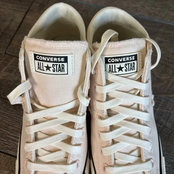 Converse Chuck Taylor All Star Madison Mid Womens 9.5 Pale Pink Casual Shoes