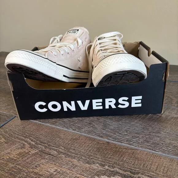 Converse Chuck Taylor All Star Madison Mid Womens 9.5 Pale Pink Casual Shoes
