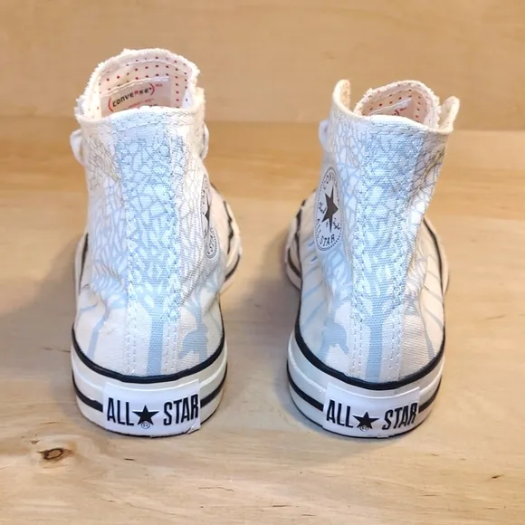Converse Chuck Taylor All Star White Blue Canvas Sneakers