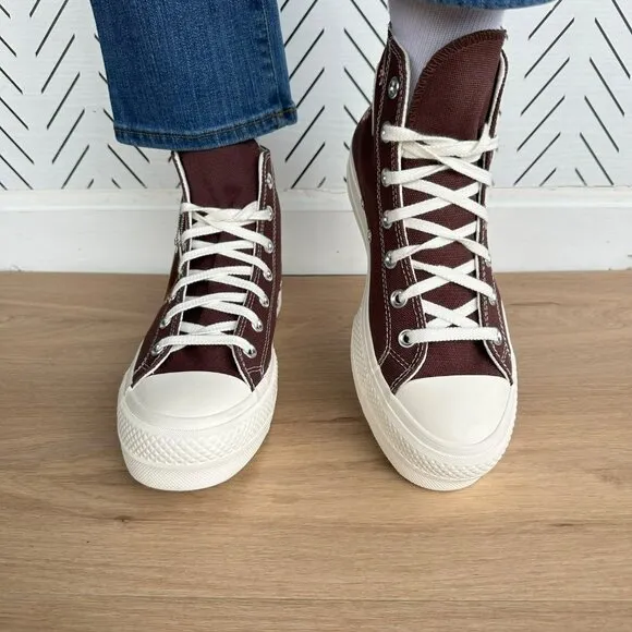 ⭐Converse Chuck Taylor Lift Platform Crafted Evolution 6 Women's Shoes A08174C