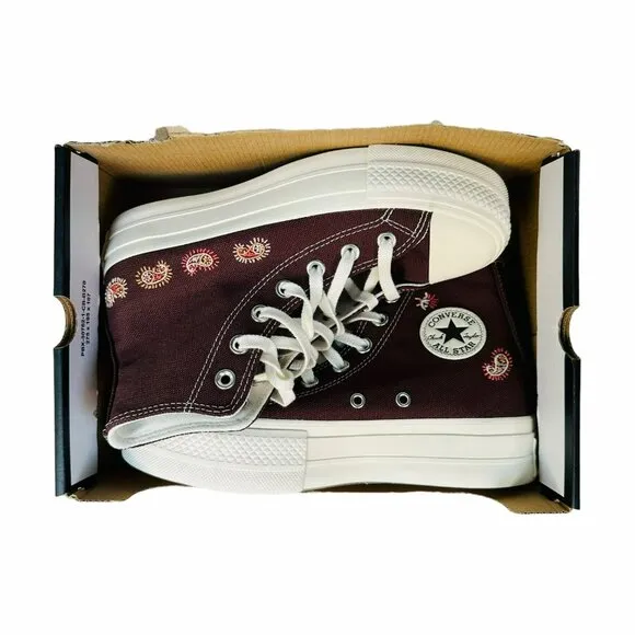 ⭐Converse Chuck Taylor Lift Platform Crafted Evolution 6 Women's Shoes A08174C
