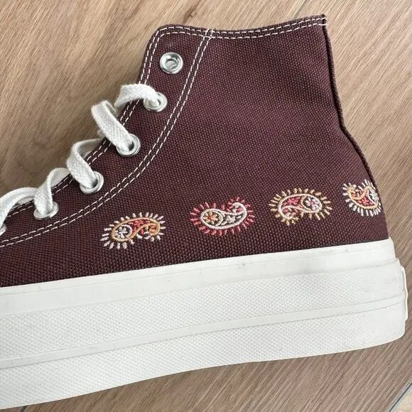 ⭐Converse Chuck Taylor Lift Platform Crafted Evolution 6 Women's Shoes A08174C