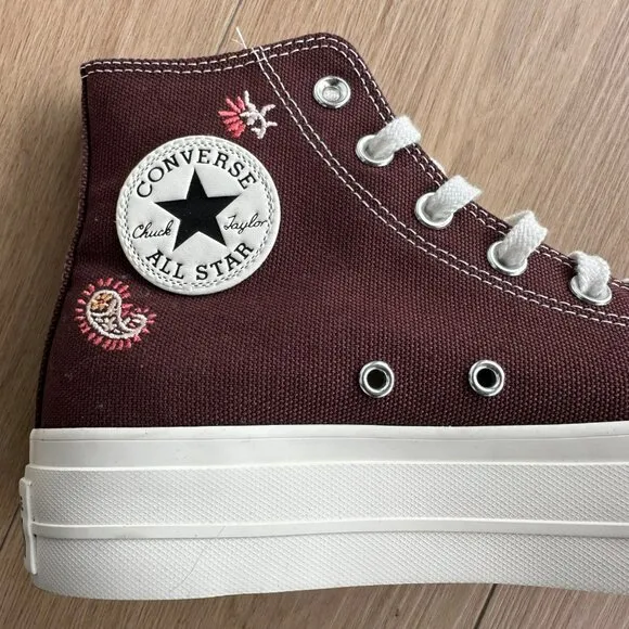 ⭐Converse Chuck Taylor Lift Platform Crafted Evolution 6 Women's Shoes A08174C