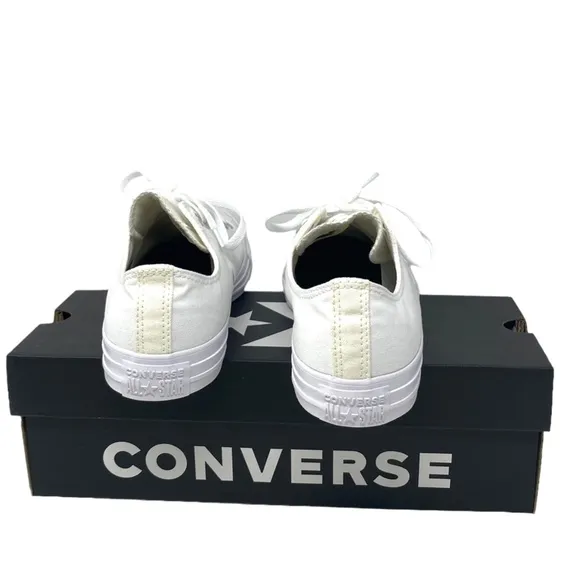 Converse Chuck Taylor Low Top Shoes Skate Canvas White Women's Casual A02175C-WW