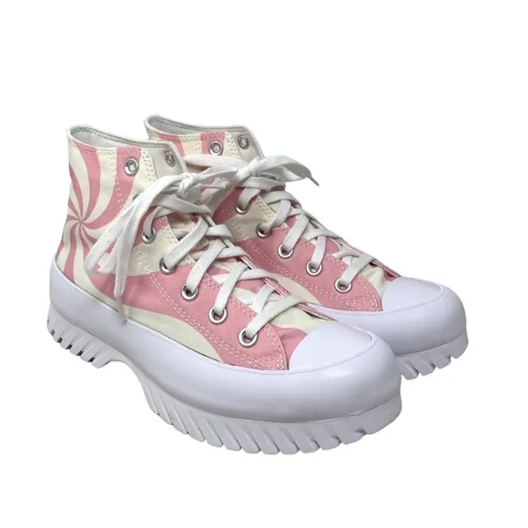 Converse Chuck Taylor Lugged 2.0 Shoes Pink Candy High Top Canvas Women A10020C
