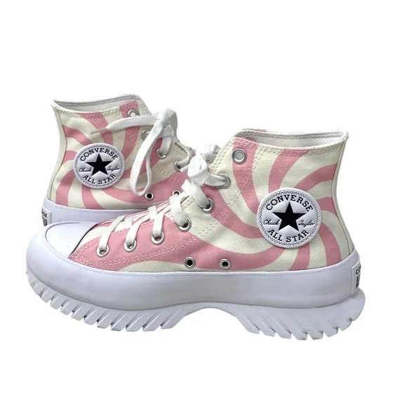 Converse Chuck Taylor Lugged 2.0 Shoes Pink Candy High Top Canvas Women A10020C