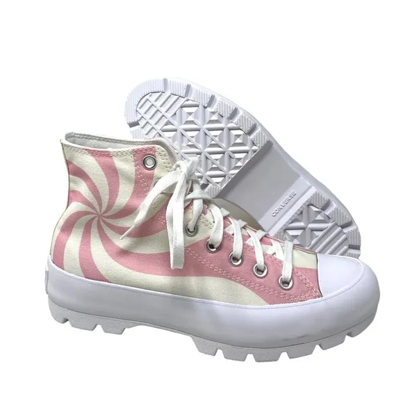 Converse Chuck Taylor Lugged Shoes Skate Women Casual Pink Candy Canvas A10016C