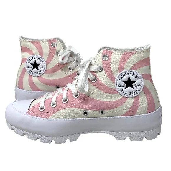 Converse Chuck Taylor Lugged Shoes Skate Women Casual Pink Candy Canvas A10016C