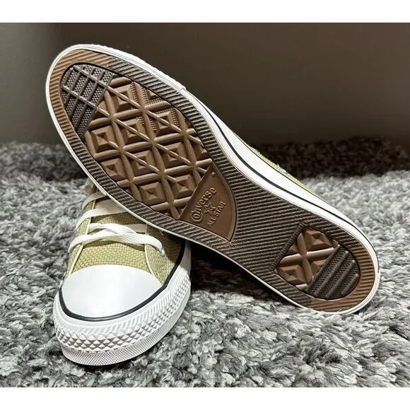 Converse Chuck Taylor Sneakers Shoes Mens‎ Size 11 Mossy Green Canvas Jacquard