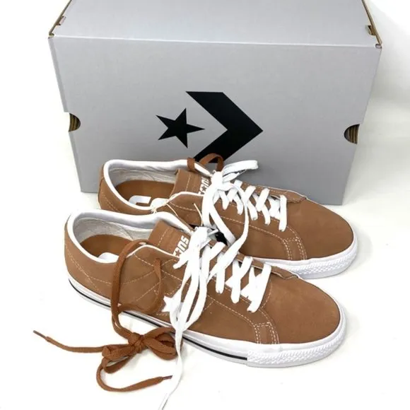 Converse Cons One Star Pro Ox Shoes Men Size Sneakers Suede Mineral Clay A03291C