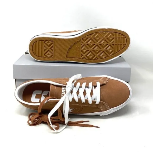 Converse Cons One Star Pro Ox Shoes Men Size Sneakers Suede Mineral Clay A03291C