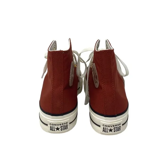 Converse Ctas Lift Platform Shoes Skate Women Brown Canvas Custom 171209C-WBGGS