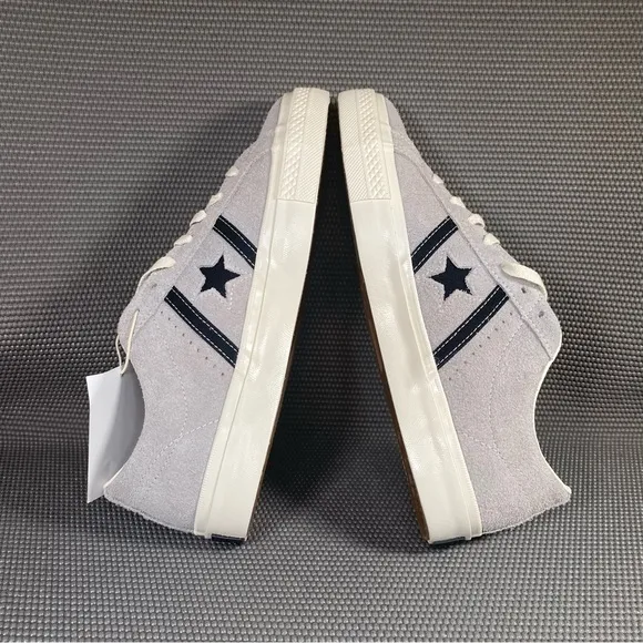 Converse One Star Academy Pro Suede Men’s Shoes Size 10.5 Gray White