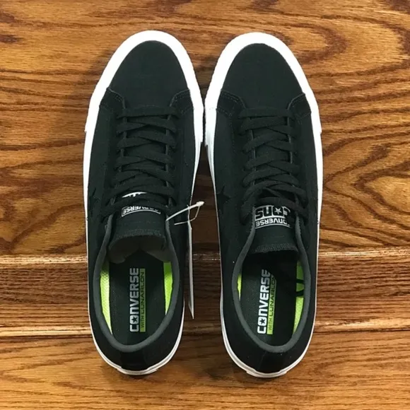 Converse One Star Canvas Ox Black Almost Black Shoes