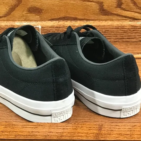 Converse One Star Canvas Ox Black Almost Black Shoes