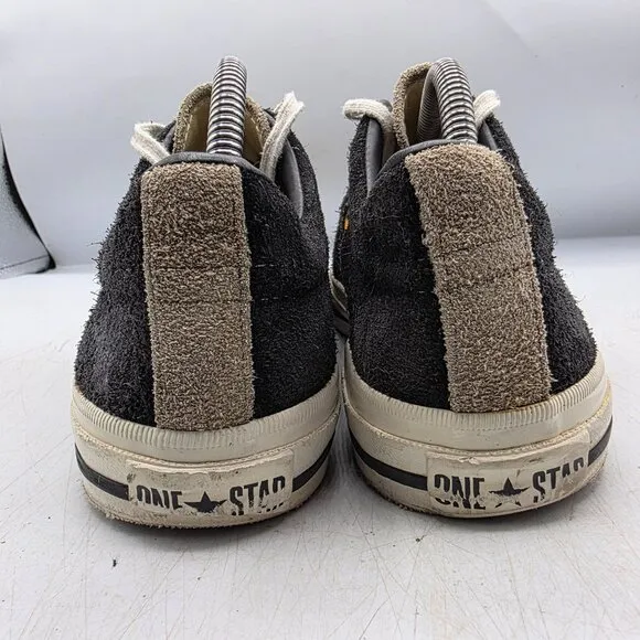 Converse One Star Low Mens Size 8.5 Black Yellow Sneaker Shoes Casual Walking