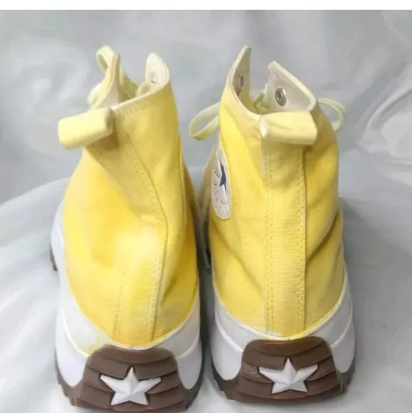 Converse Run Star Hike Platform  High Top Shoes Men's Size 11.5 Yellow