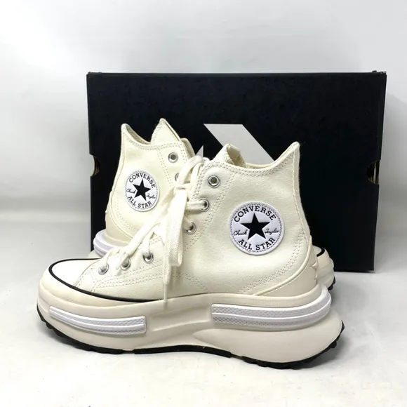 Converse Run Star Legacy CX Platform Shoes Canvas White Sneakers Women A00868C