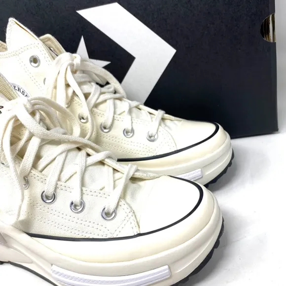 Converse Run Star Legacy CX Platform Shoes Canvas White Sneakers Women A00868C