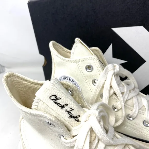 Converse Run Star Legacy CX Platform Shoes Canvas White Sneakers Women A00868C