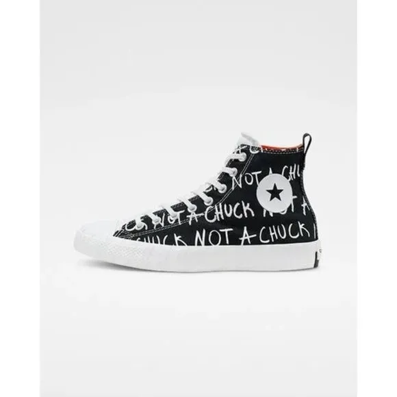 Converse Untitled Hi 'Not A Chuck' Black/Mandarin Orange Men's Shoes 8 US New