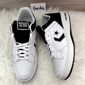 Converse WEAPON OX White/Black Men's Size 9.5 Women's 11 Casual Shoes A10203C