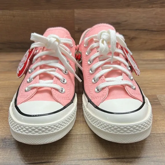 Converse Women's Pink Floral Sneakers