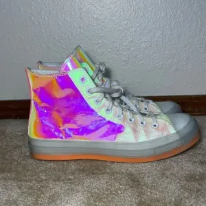 Converse Chuck 70 Hi Mens Size 9 /Women 11 Casual Shoe Hi Vis Iridescent Sneaker