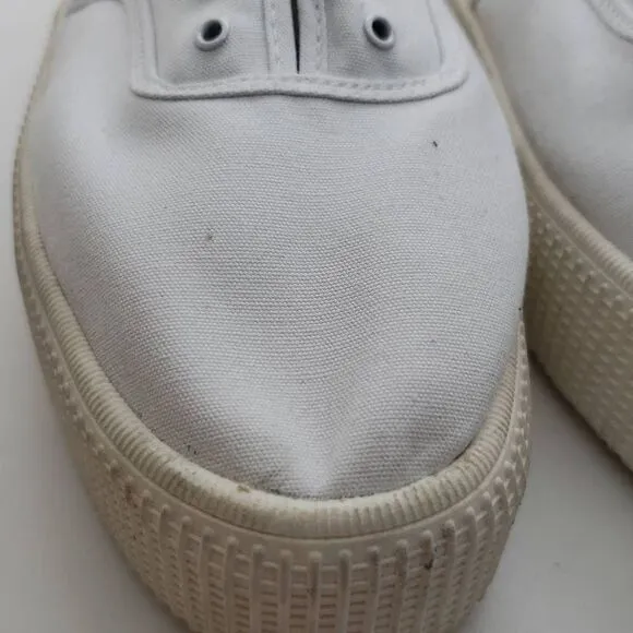 Cool Planet by Steve Madden Women Sneakers Lace Up Shoes White 9.5