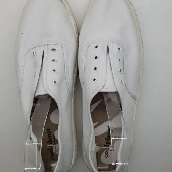 Cool Planet by Steve Madden Women Sneakers Lace Up Shoes White 9.5