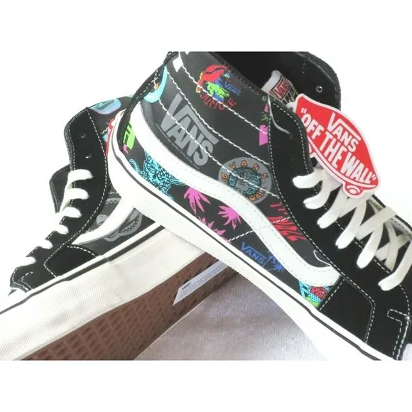 COPY - Vans Mens Sk8-Hi 138 Decon V66 Logo Canvas Classic Skate shoes Size 9.5 …