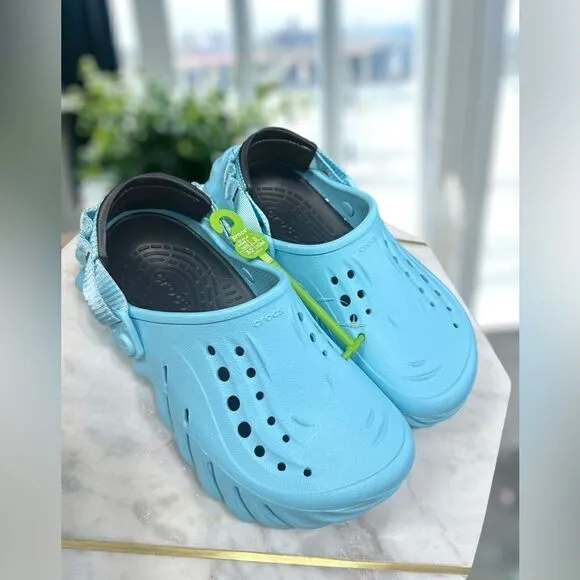 Crocs Echo Clog Low Casual Slip On Clogs Shoes 207937-411 Size 4 Men 6 Women