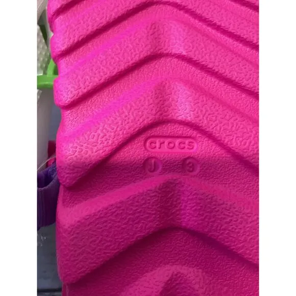 Crocs Multicolor Synthetic Unisex Kids' Shoes Size 3