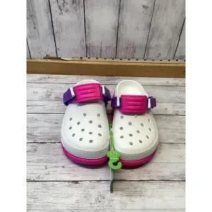 Crocs Multicolor Synthetic Unisex Kids' Shoes Size 3