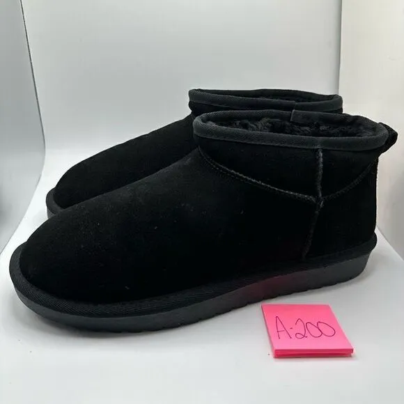 CUSHIONAIRE Women's pull on boot 10 BLACK