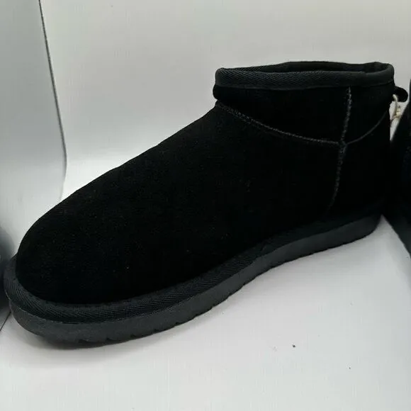 CUSHIONAIRE Women's pull on boot 10 BLACK