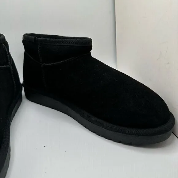 CUSHIONAIRE Women's pull on boot 10 BLACK