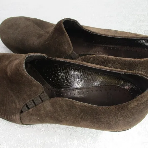DANSKO Brown Suede Heel Shoes Size 41(9.5)