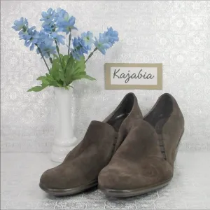 DANSKO Brown Suede Heel Shoes Size 41(9.5)