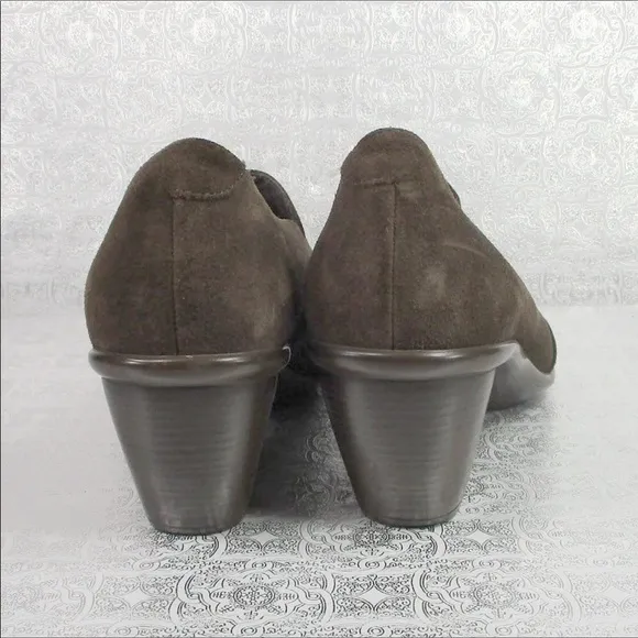 DANSKO Brown Suede Heel Shoes Size 41(9.5)